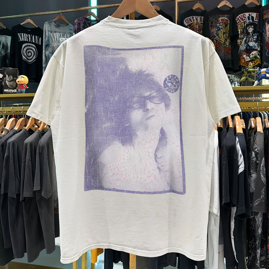 1988 Bongwater Double Bummer (Tannis Root) Grail Washed White T-Shirt