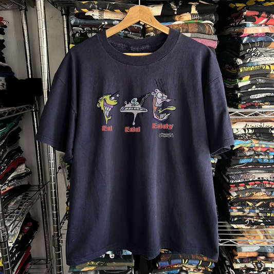 Y2k Ed, Edd & Eddy Washed Navy Tee