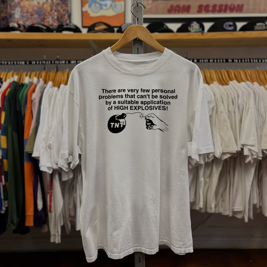 High Explosives Washed White Tee