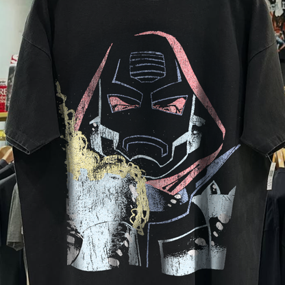 1995 Dr. Doom Ultra Rare Washed Black T-Shirt