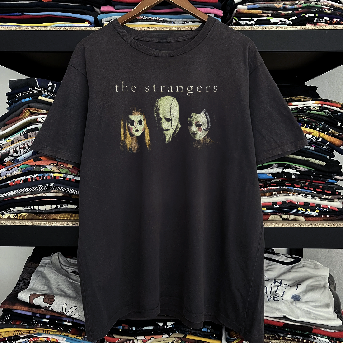 Y2K The Strangers Promo Washed Black Tee