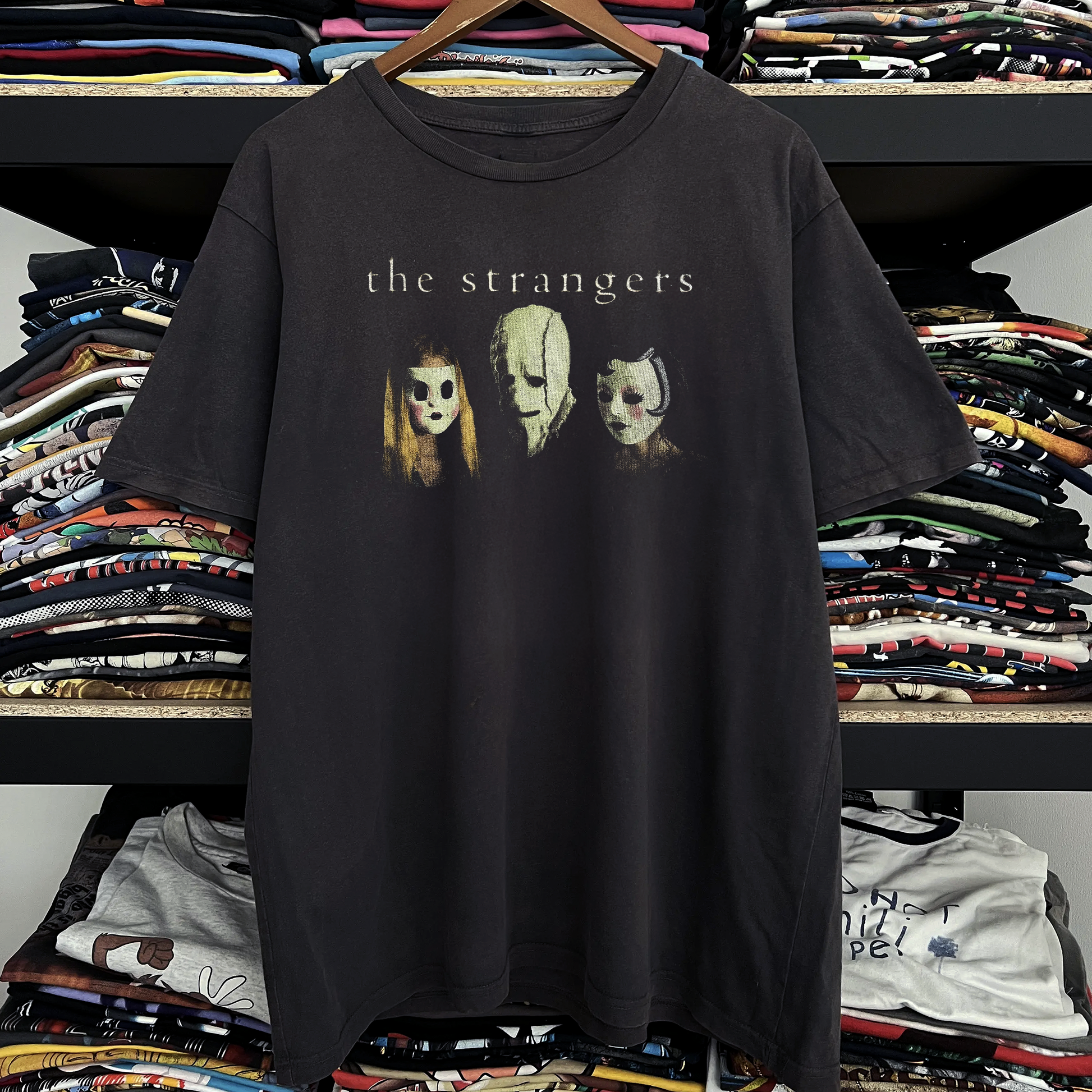 Y2K The Strangers Promo Washed Black Tee