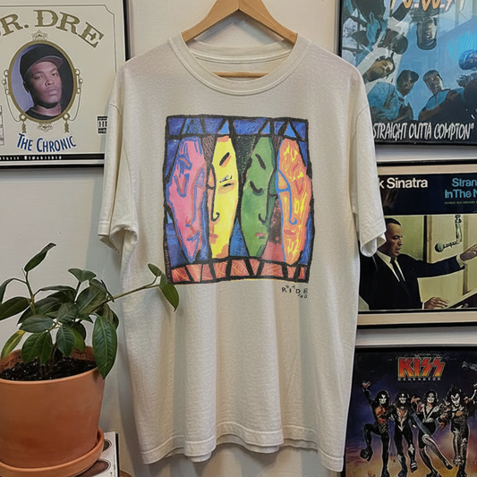 1992 Ride Reading Festival Washed White Tee