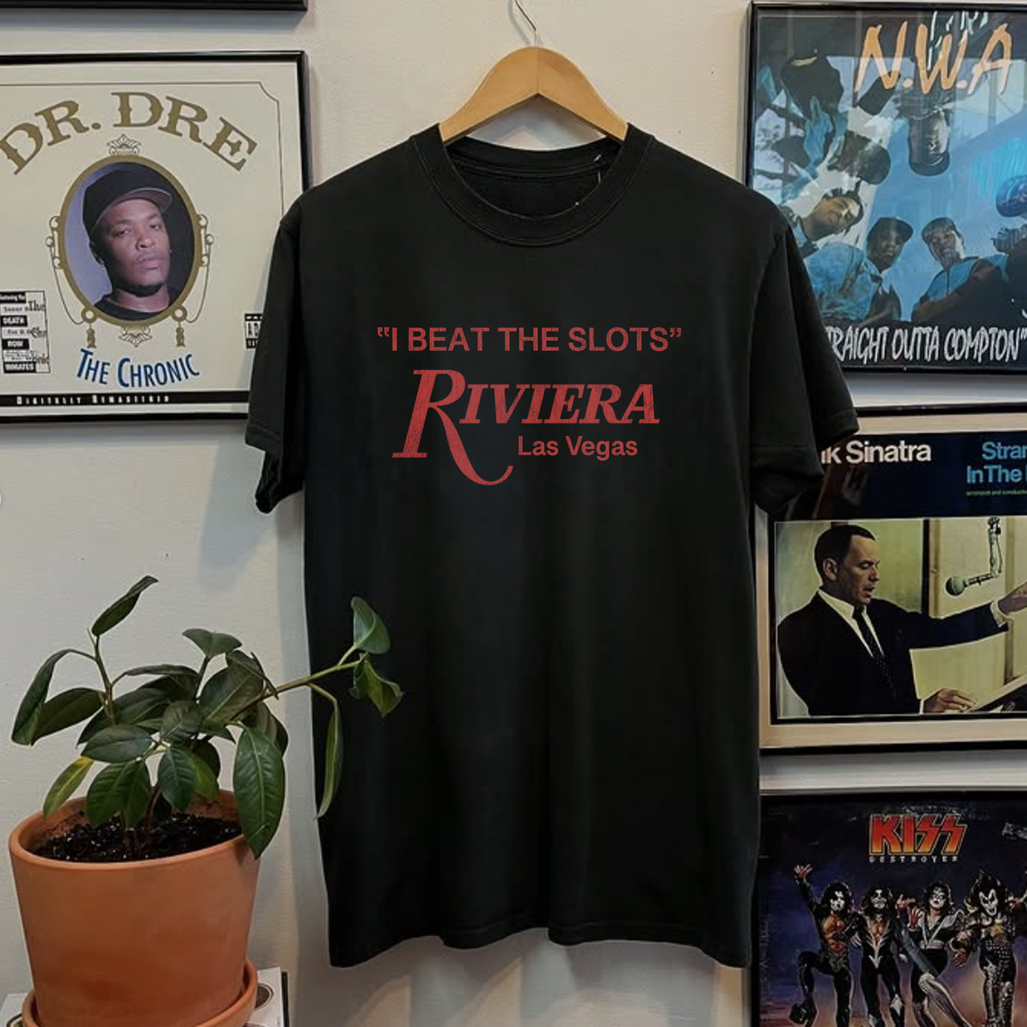 Rare Riviera Hotel & Casino Washed Black Tee