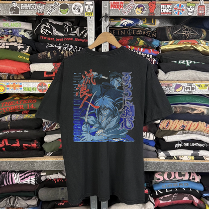 2002 Rurouni Kenshin Washed Black Tee