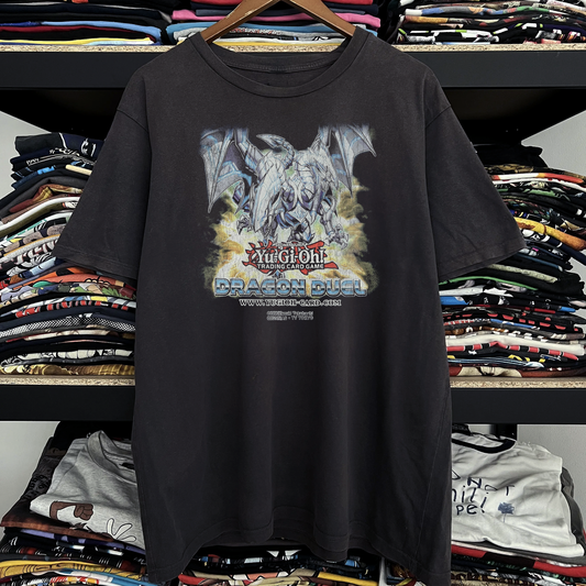 Rare Yugioh Dragon Duel TCG Tournament Washed Black Tee