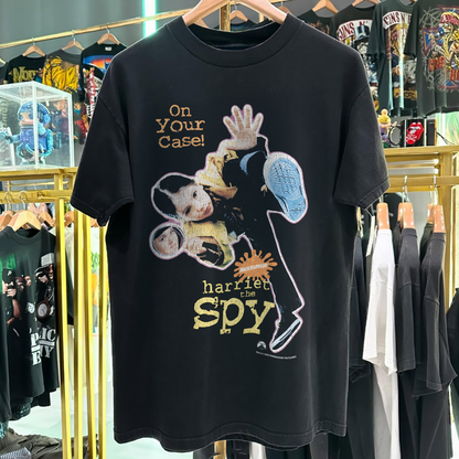 1996 Harriet The Spy 'Michelle Trachtenberg' Ultra Rare Washed Black T-Shirt