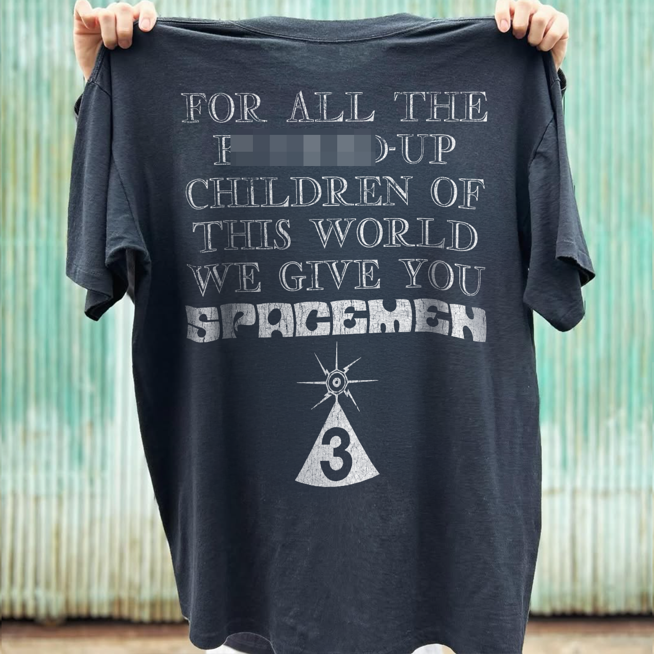 1988 Spacemen 3 Grail Rare Washed Black T-Shirt