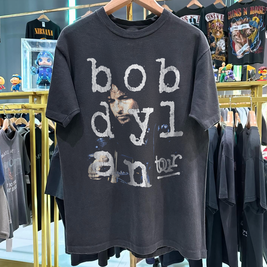1992 Bob Dylan 'Never Ending' Tour Grail Washed Black T-Shirt