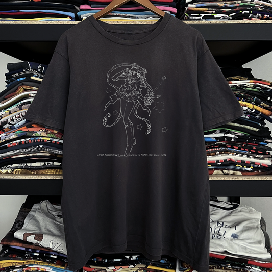 1995 Sailor Moon Washed Black Tee