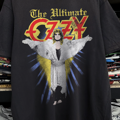 1986 Ozzy Osbourne 'The Ultimate Sin' Promo Washed Black Tee