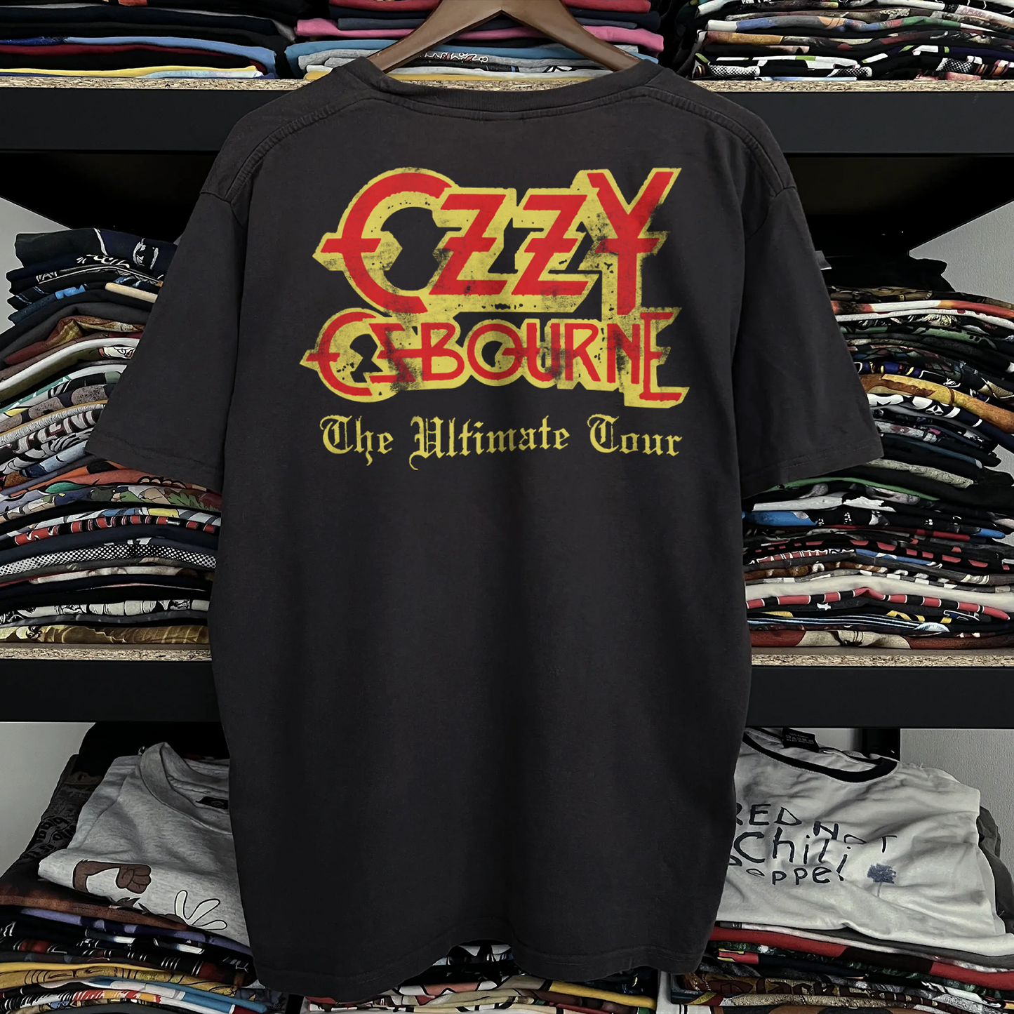 1986 Ozzy Osbourne 'The Ultimate Sin' Promo Washed Black Tee