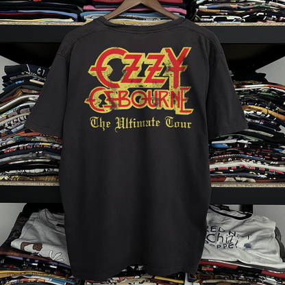 1986 Ozzy Osbourne 'The Ultimate Sin' Promo Washed Black Tee