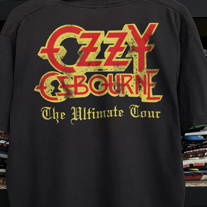 1986 Ozzy Osbourne 'The Ultimate Sin' Promo Washed Black Tee