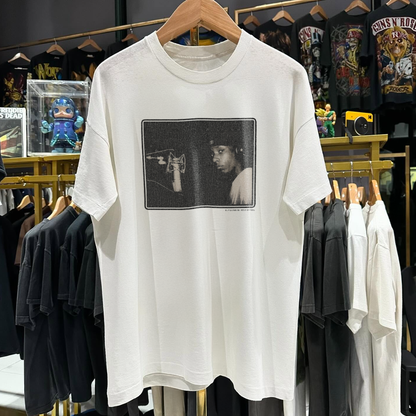 Y2K Big-L 'The Big Picture' Grail Rare Washed White T-Shirt