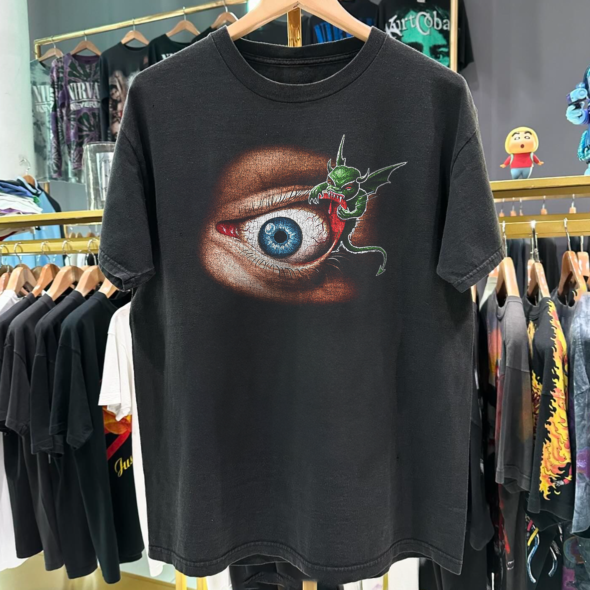 Halloween Horror Nights VII *Rare* 1997 Vintage Washed Black T-Shirt