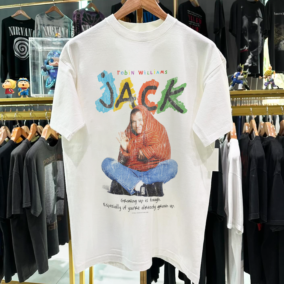 96 Jack Promo Vintage Washed White T-Shirt