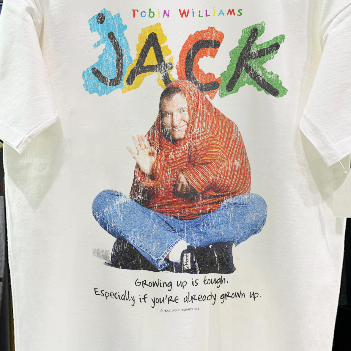 96 Jack Promo Vintage Washed White T-Shirt