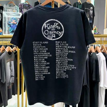 98 Kings Of Comedy Tour Grail Vintage Washed Black T-Shirt