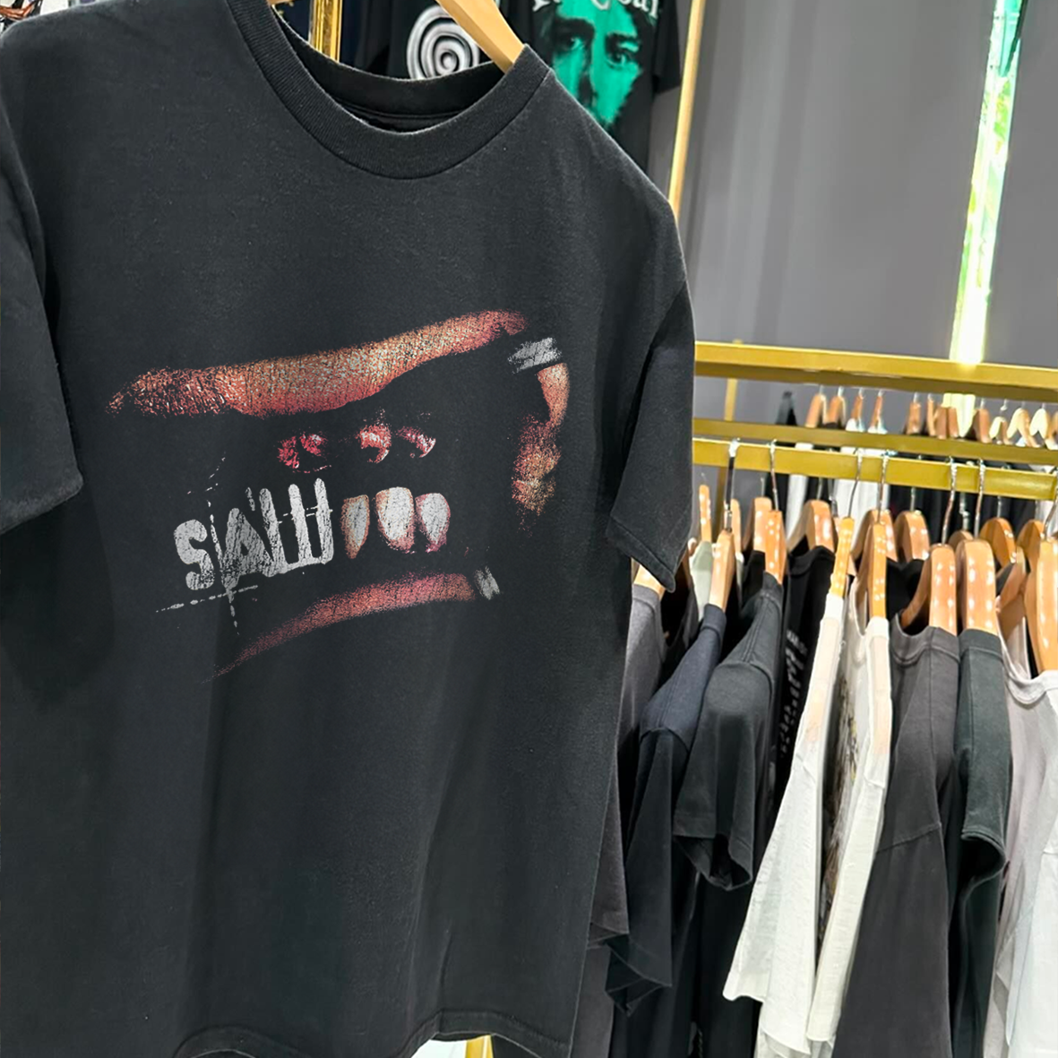 Saw 3 Promo Vintage Washed Black T-Shirt