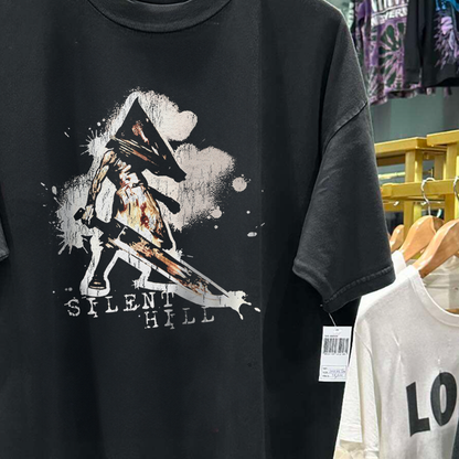 Silent Hill Pyramid Head Promo Vintage Washed T-Shirt