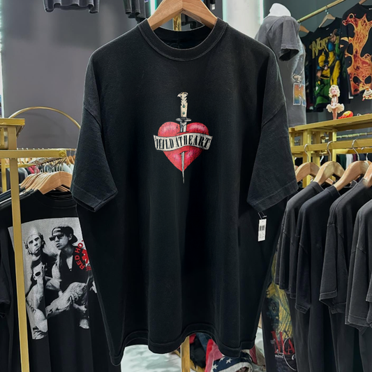 1990 Wild At Heart 'David Lynch' Rare Washed Black T-Shirt