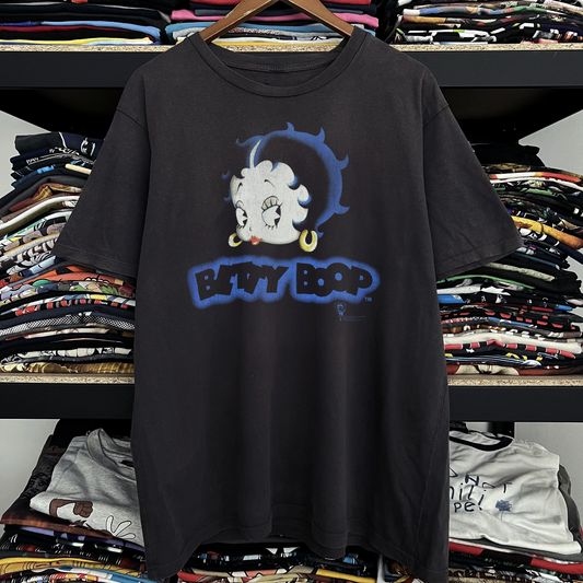 1997 Betty Boop Washed Black Tee