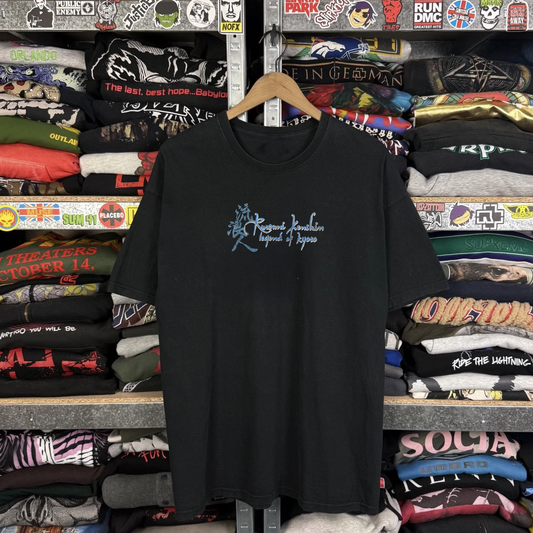 2002 Rurouni Kenshin Washed Black Tee
