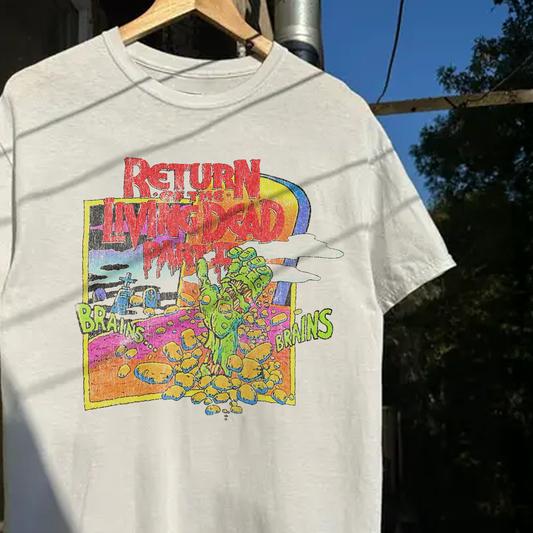 1988 Return Of The Living Dead Pt 2 Promo Rare Washed White T-Shirt