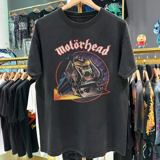 Vintage Motorhead - Orgasmatron Washed Black T-Shirt
