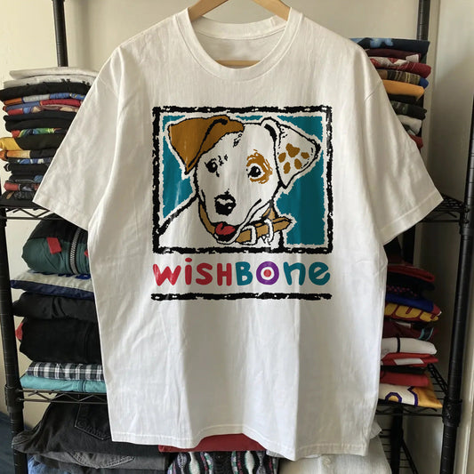 Wish Bone Washed White Tee