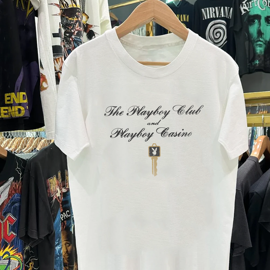 The Playboy Club Heavyweight White Tshirt