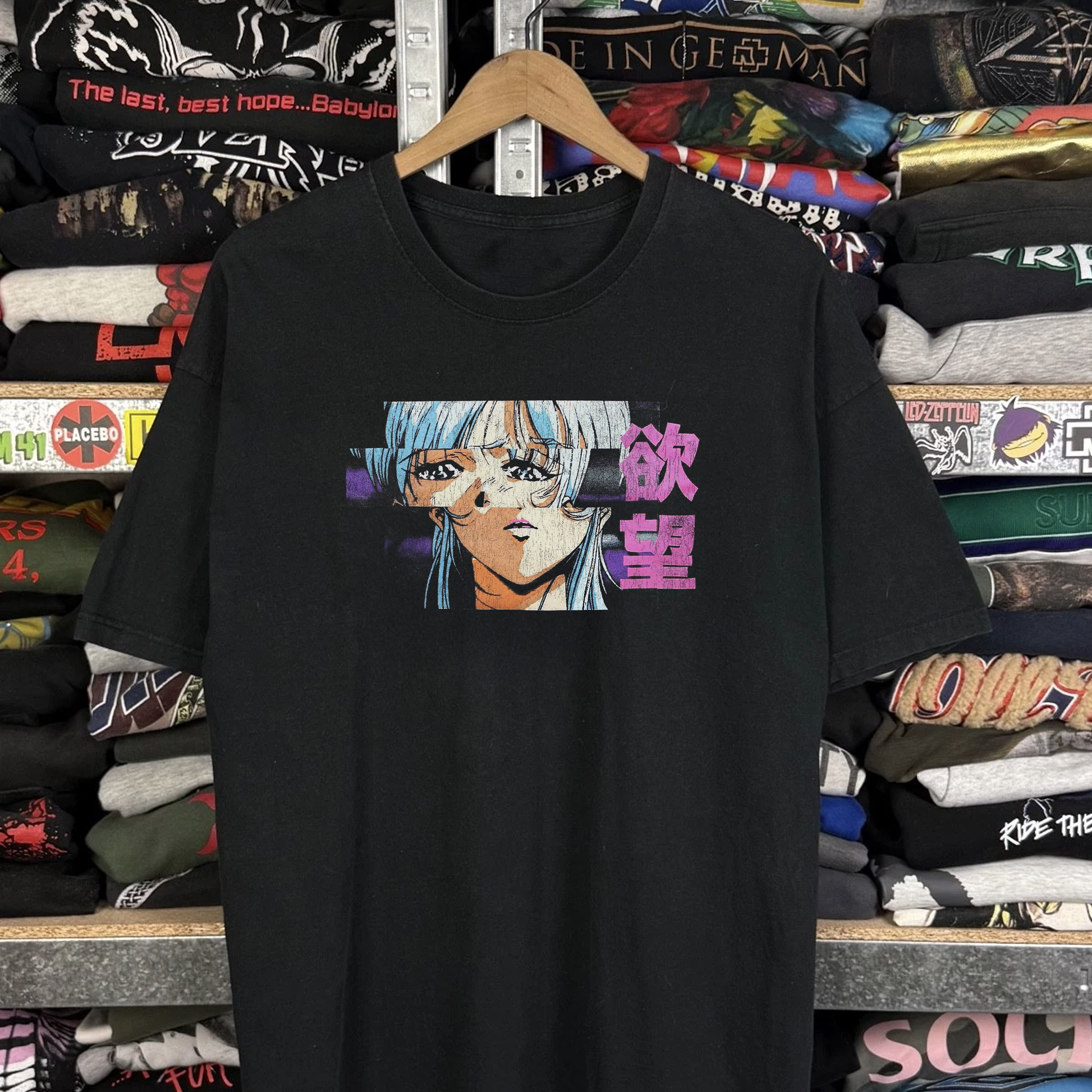 Rare Macross II Washed Black Tee
