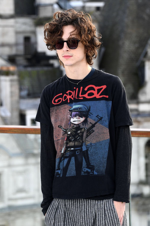 2012 Gorillaz Noodle Washed Black Tee