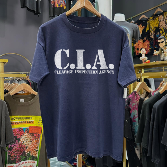 Cia Inspection Agency Washed Navy Tee